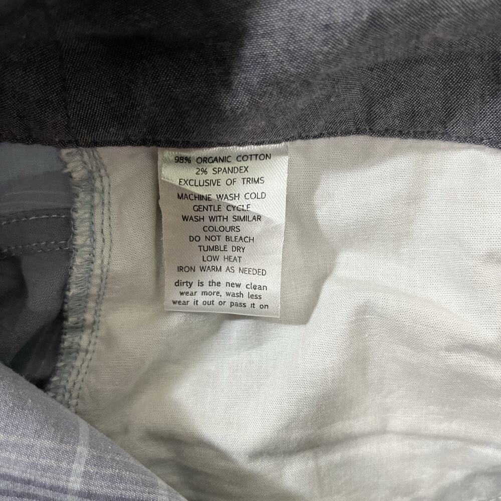 Womens Size 10 Horny Toad Organic Cotton Sidekick Plaid Skirt Grey - Picture 6 of 8
